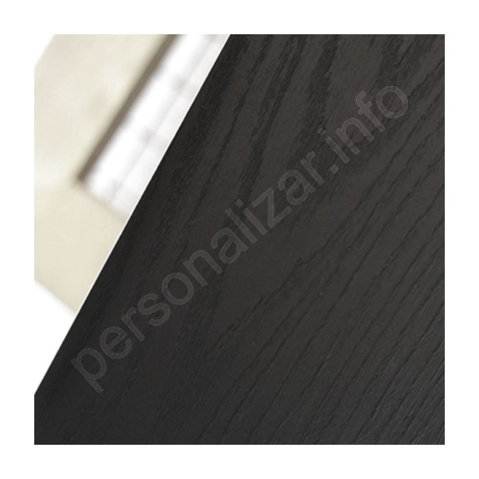 Vinilo Color Plano Textura Madera Negro