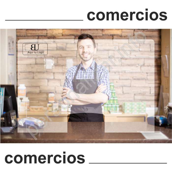 Pantalla Protección Anticontagios Comercios 