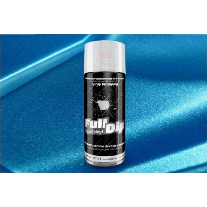 Full dip spray azul metalizado
