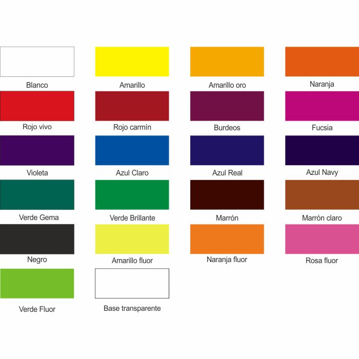 Tinta Serigrafia papel, textil colores claros y cuatricomia 1 Kg