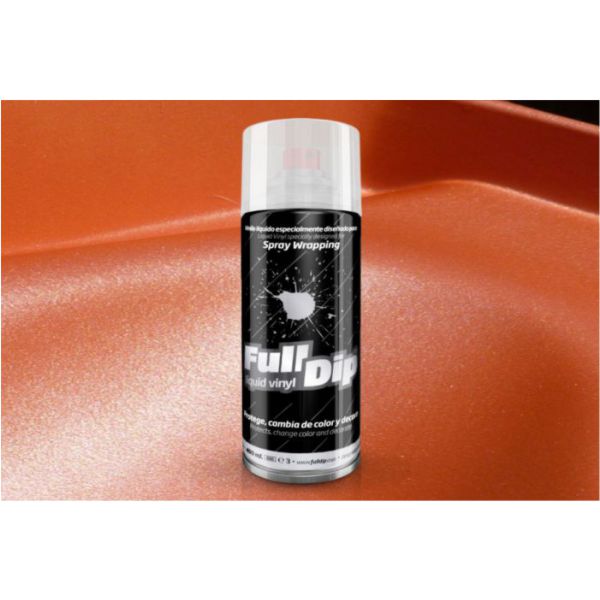 Full dip spray naranja metalizado 