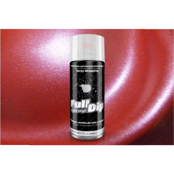 Full dip spray rojo metalizado 